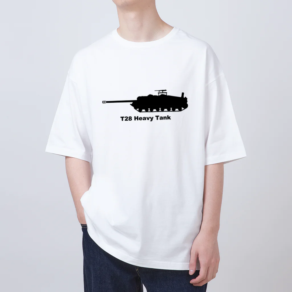 puikkoのT28重戦車 オーバーサイズTシャツ