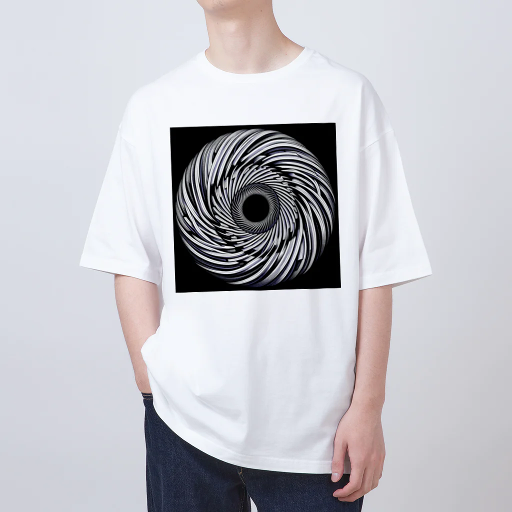 Dexsterのoptical illusion 01 オーバーサイズTシャツ