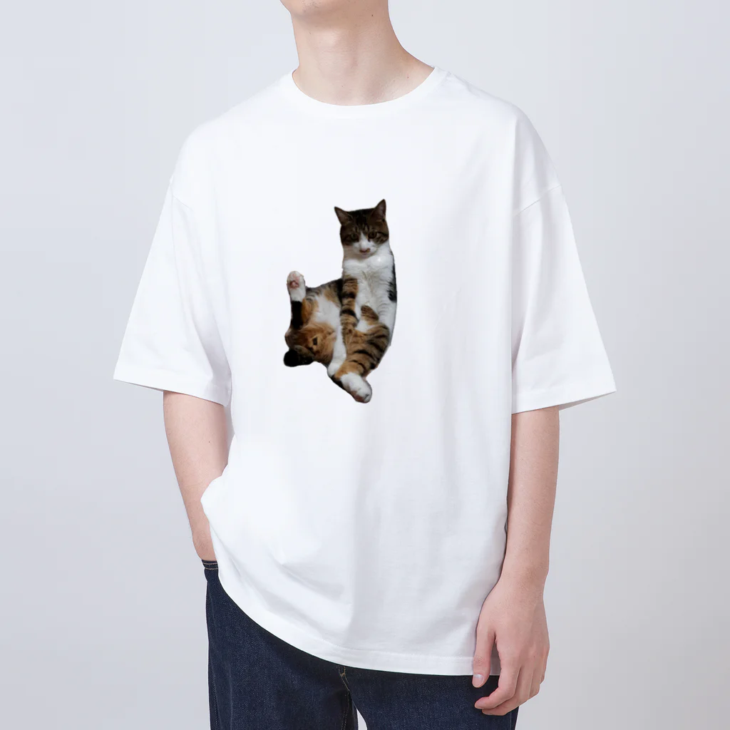 jarのねこのラグ オーバーサイズTシャツ