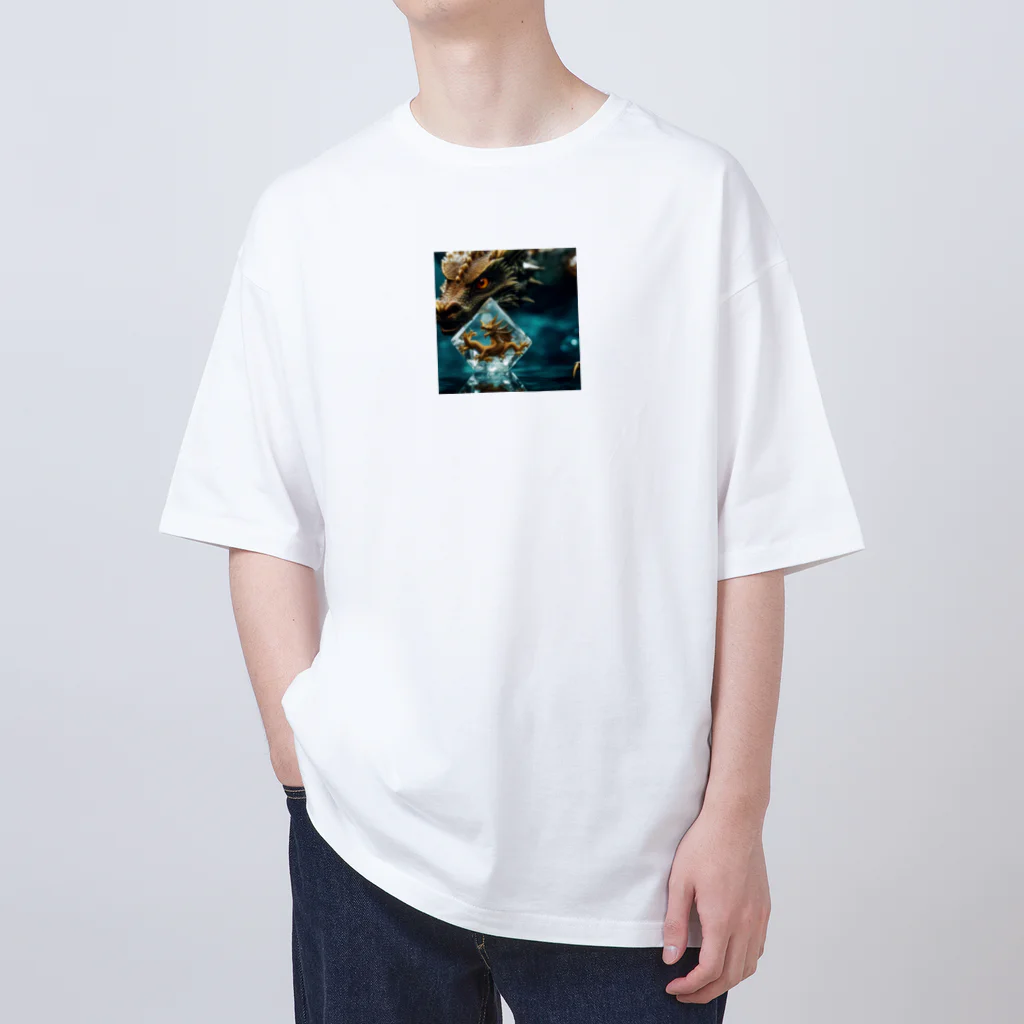 rian14の水晶を持って、海底の秘密を守っている龍 Oversized T-Shirt