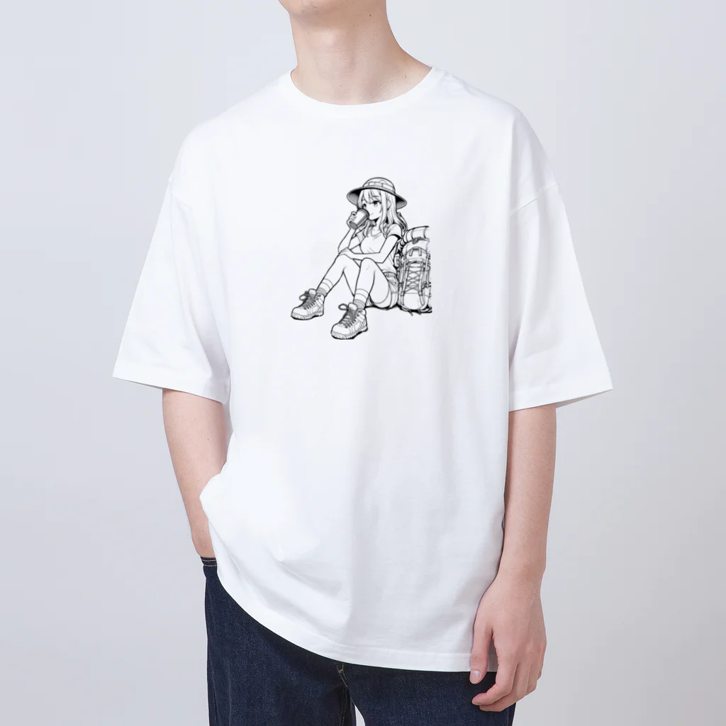 桜音ことこ企画の山ガールの休憩 オーバーサイズTシャツ