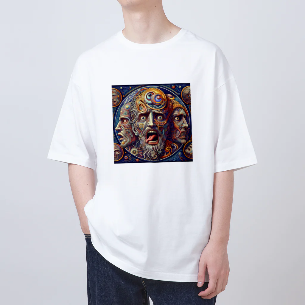 ちゃちゃぽやの21st Century Schizoid Man Oversized T-Shirt