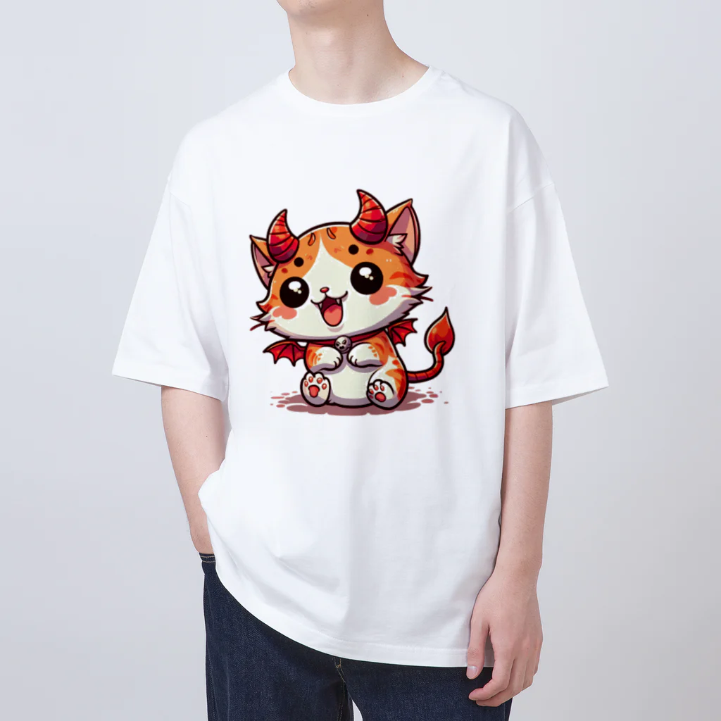 zuuu-の☆悪魔の世界のアイドルにゃんこ☆ オーバーサイズTシャツ