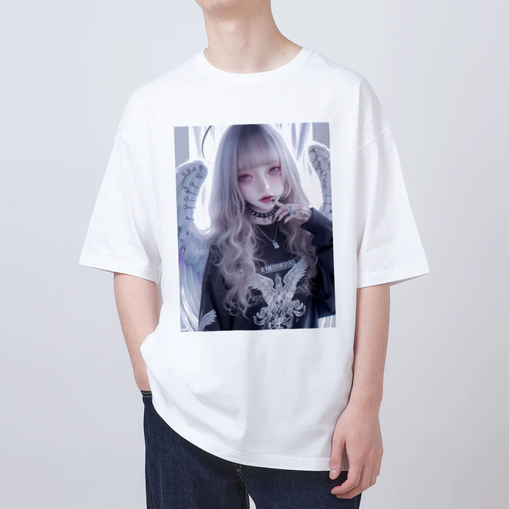 KAMIBUKROの鬼かわいい天使美女 Oversized T-Shirt