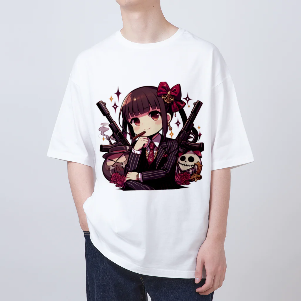 推しの美少女とアイドルのマフィア系少女 Oversized T-Shirt