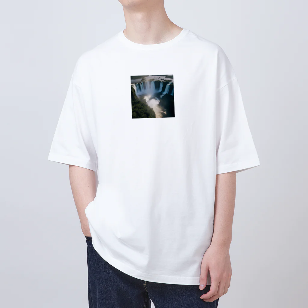 metametamonnのアルゼンチンのイグアスの滝 Oversized T-Shirt