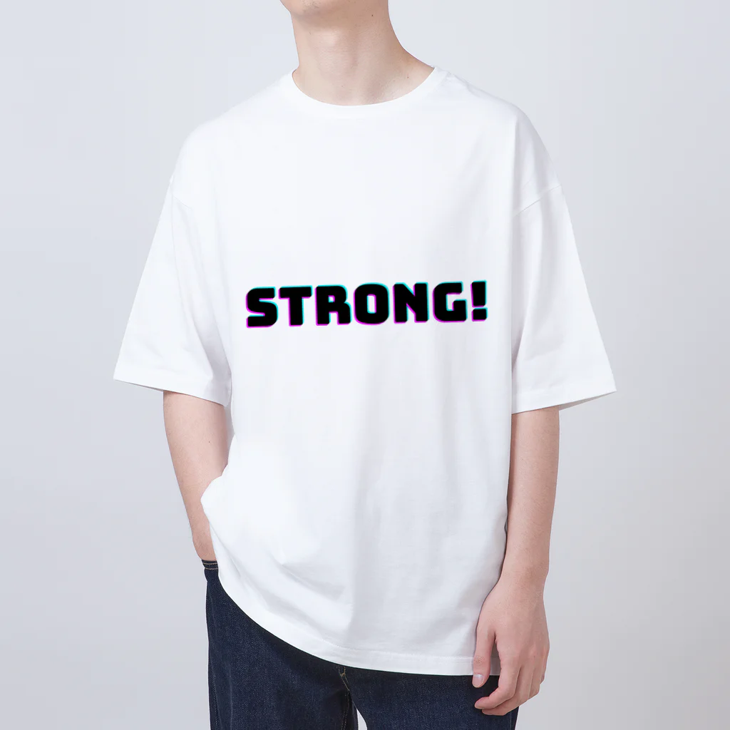 kms-1121のstrong man Oversized T-Shirt