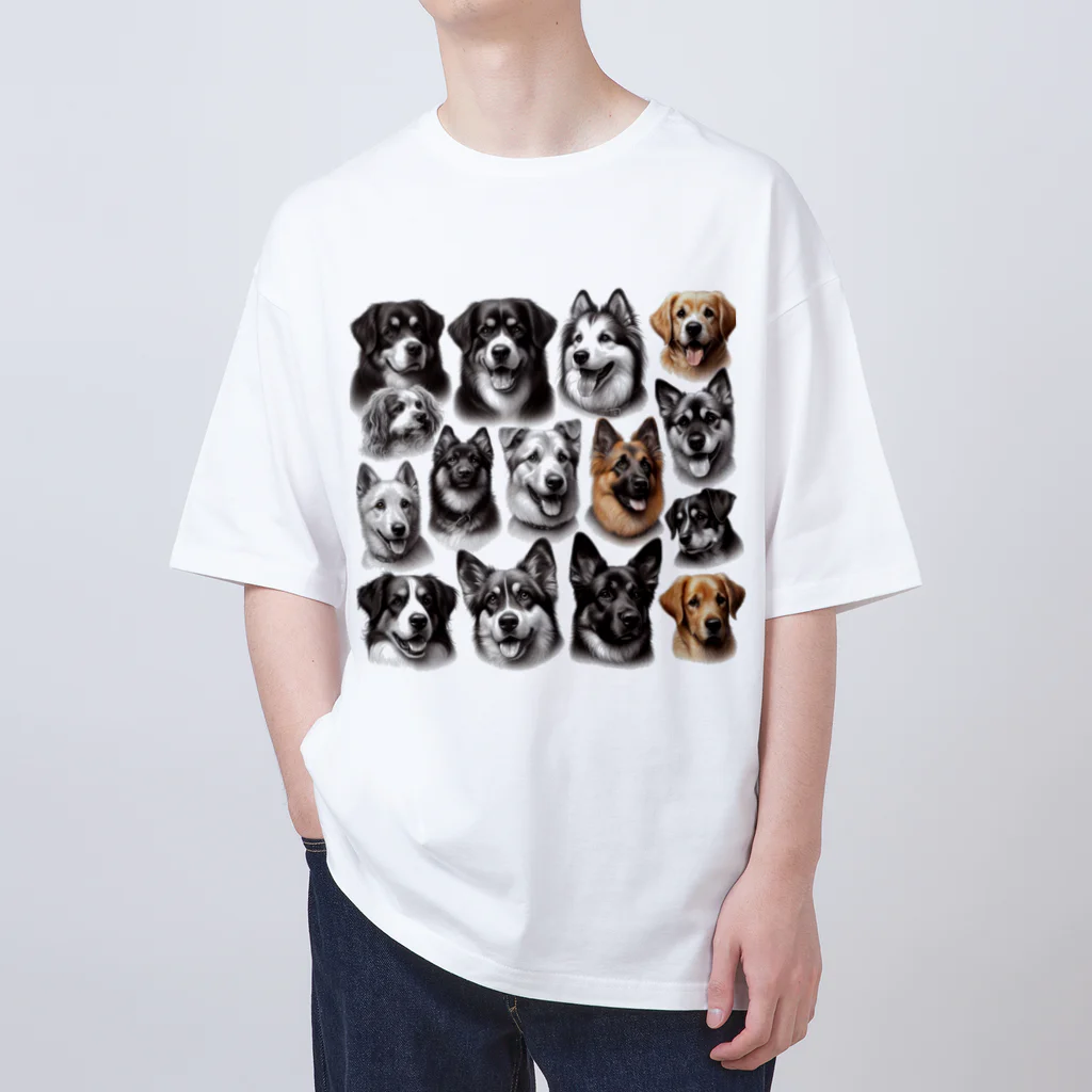 dogfulのかっこいい大型犬 オーバーサイズTシャツ