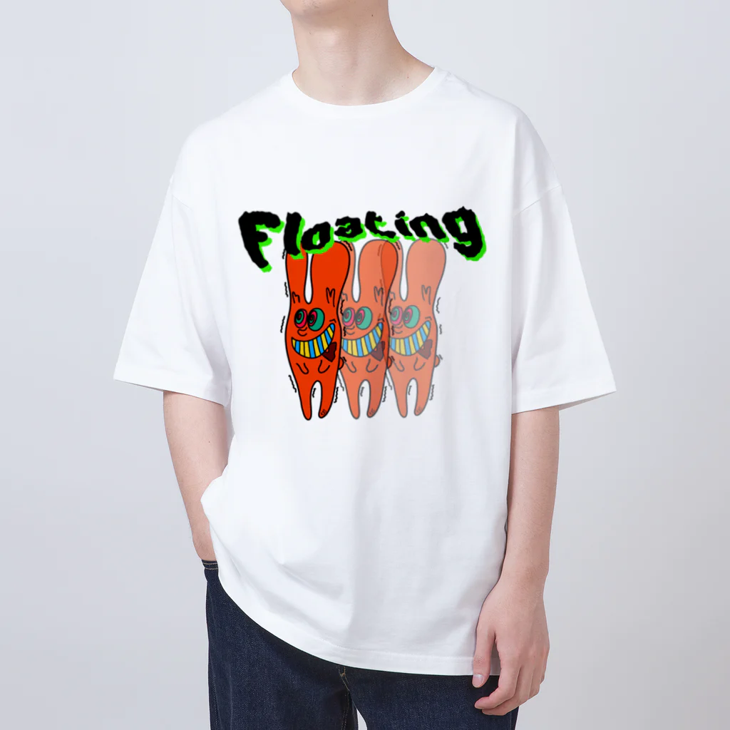 カラフル個性派動物園のfloating!!! オーバーサイズTシャツ