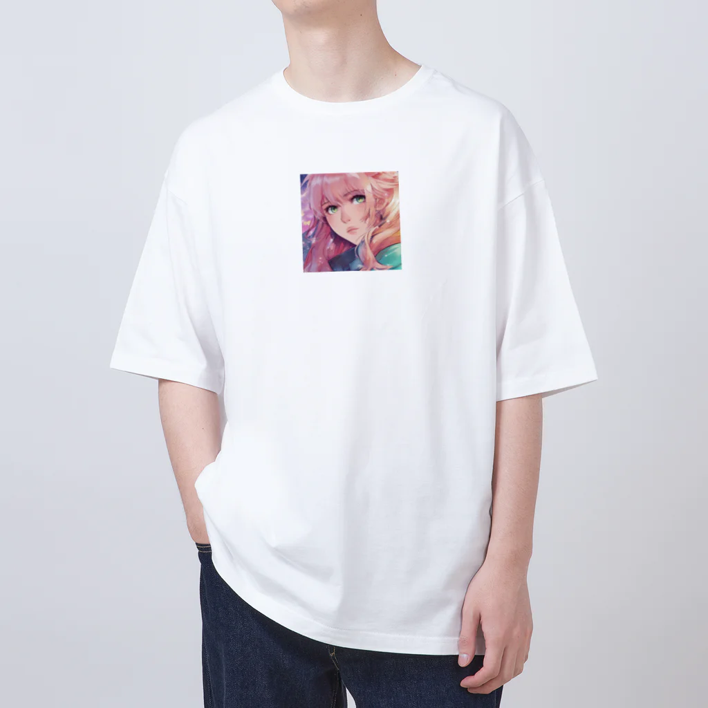 Kyon_IllustItemShopのアーティストのアンニュイ美人 Oversized T-Shirt