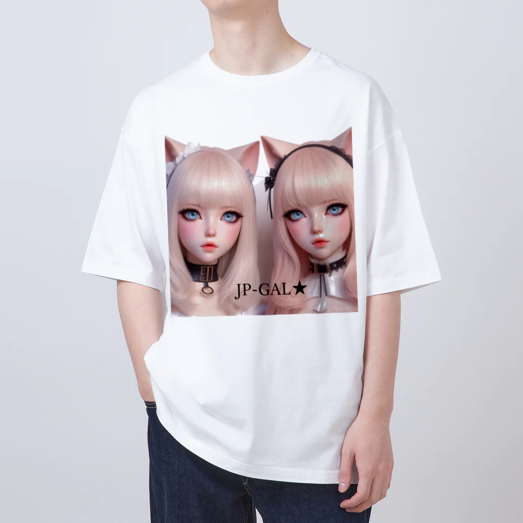 ca2432oebのJP-GAL-CAT03 Oversized T-Shirt