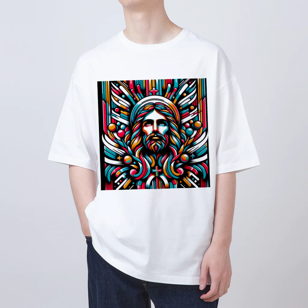 Kuris-DesignのThanks GOD,I'm alive. オーバーサイズTシャツ