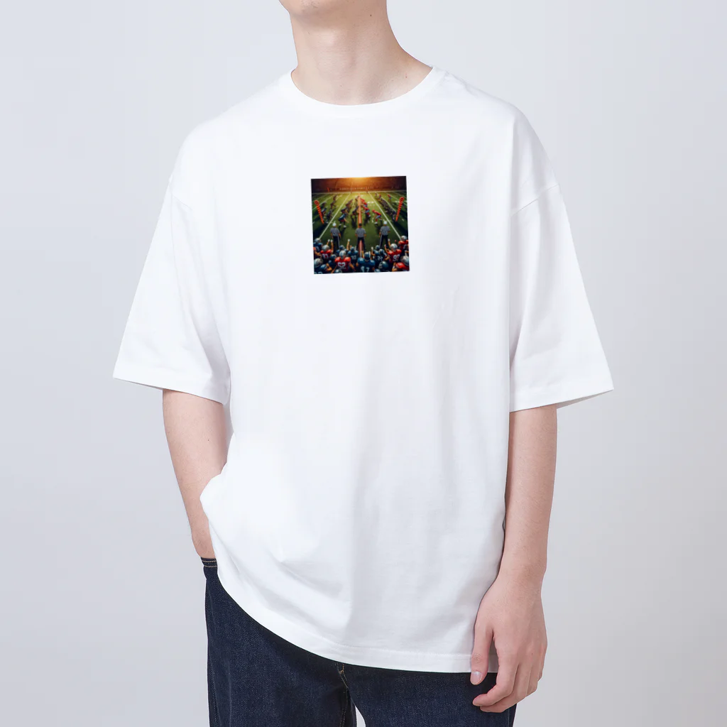 Kare-Raisuの色んなスポーツ　ボール　道具　おしゃれ　アメフト　バスケ Oversized T-Shirt