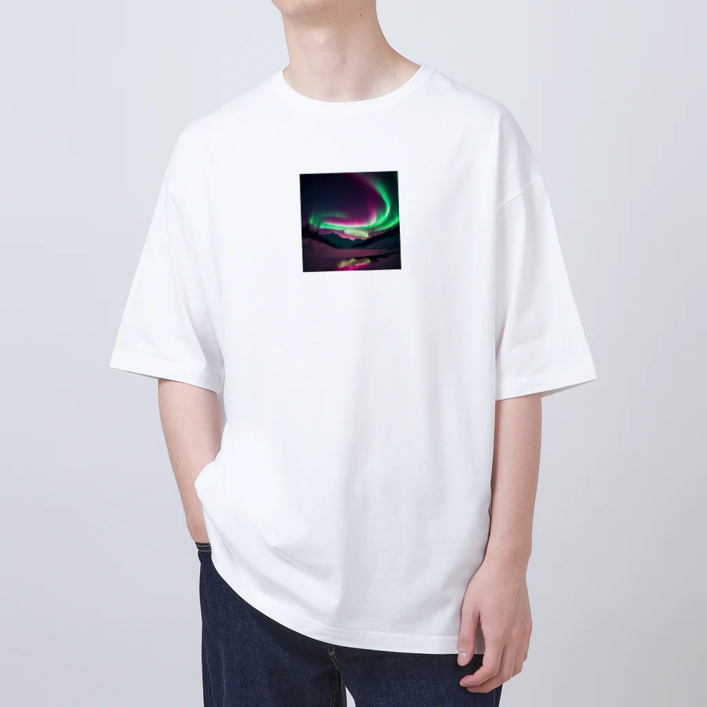 riko1214のオーロラ Oversized T-Shirt