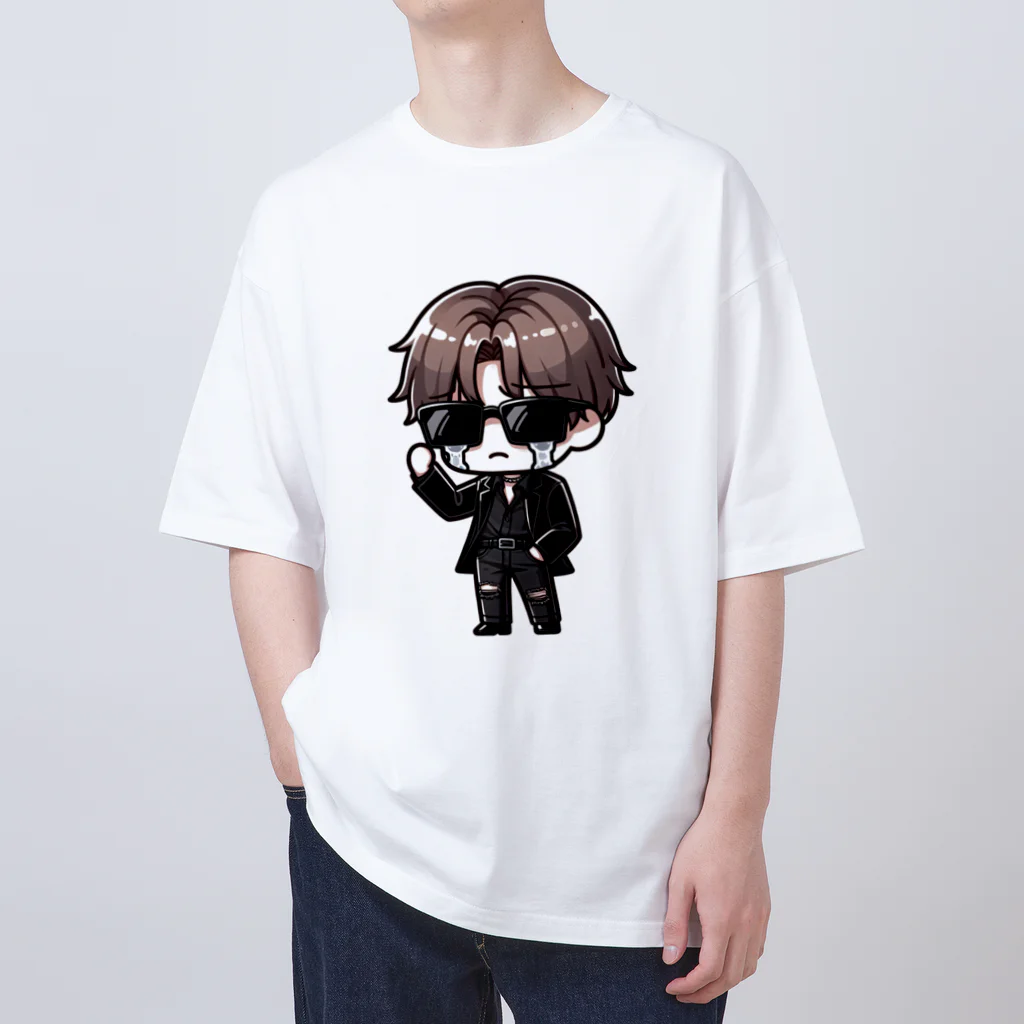 Taki_Workの泣き男くん Oversized T-Shirt