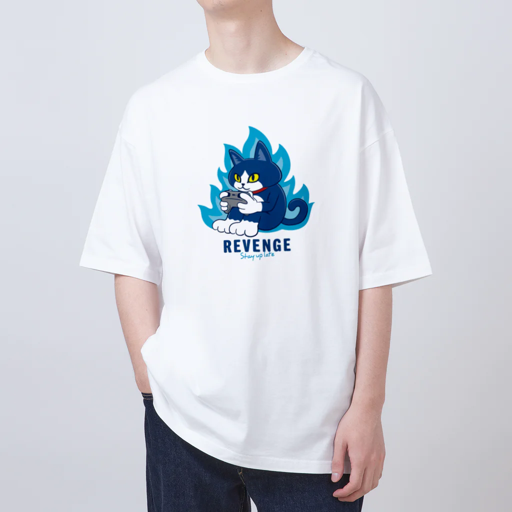 kocoon（コクーン）のリベンジ夜更かし猫 Oversized T-Shirt