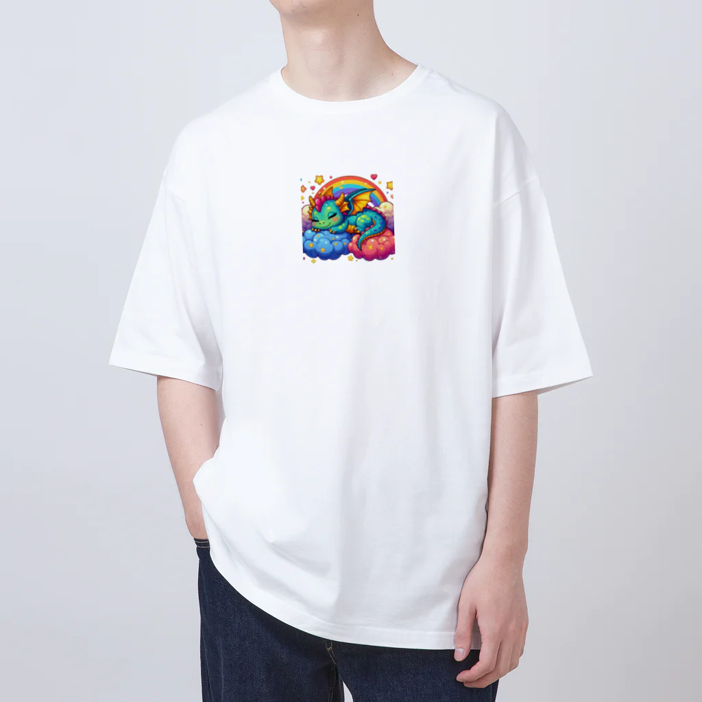 Harmony of Natureの夢見るドラゴン Oversized T-Shirt