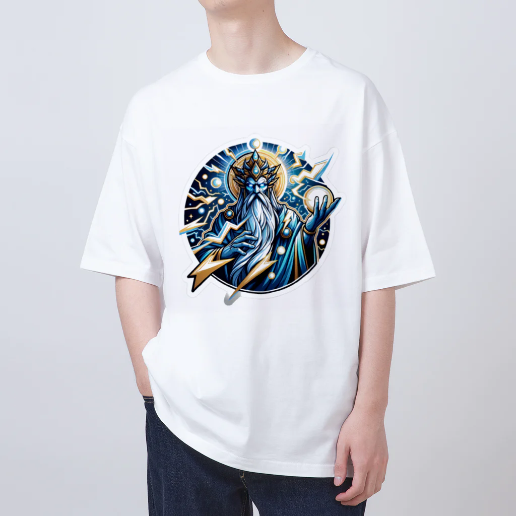 かーふくんのあがきショップの雷鳴のソラリオン Oversized T-Shirt