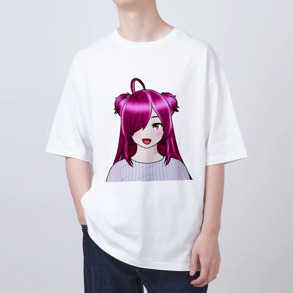 赤坂おかゆの赤坂おかゆちゃんグッズ Oversized T-Shirt