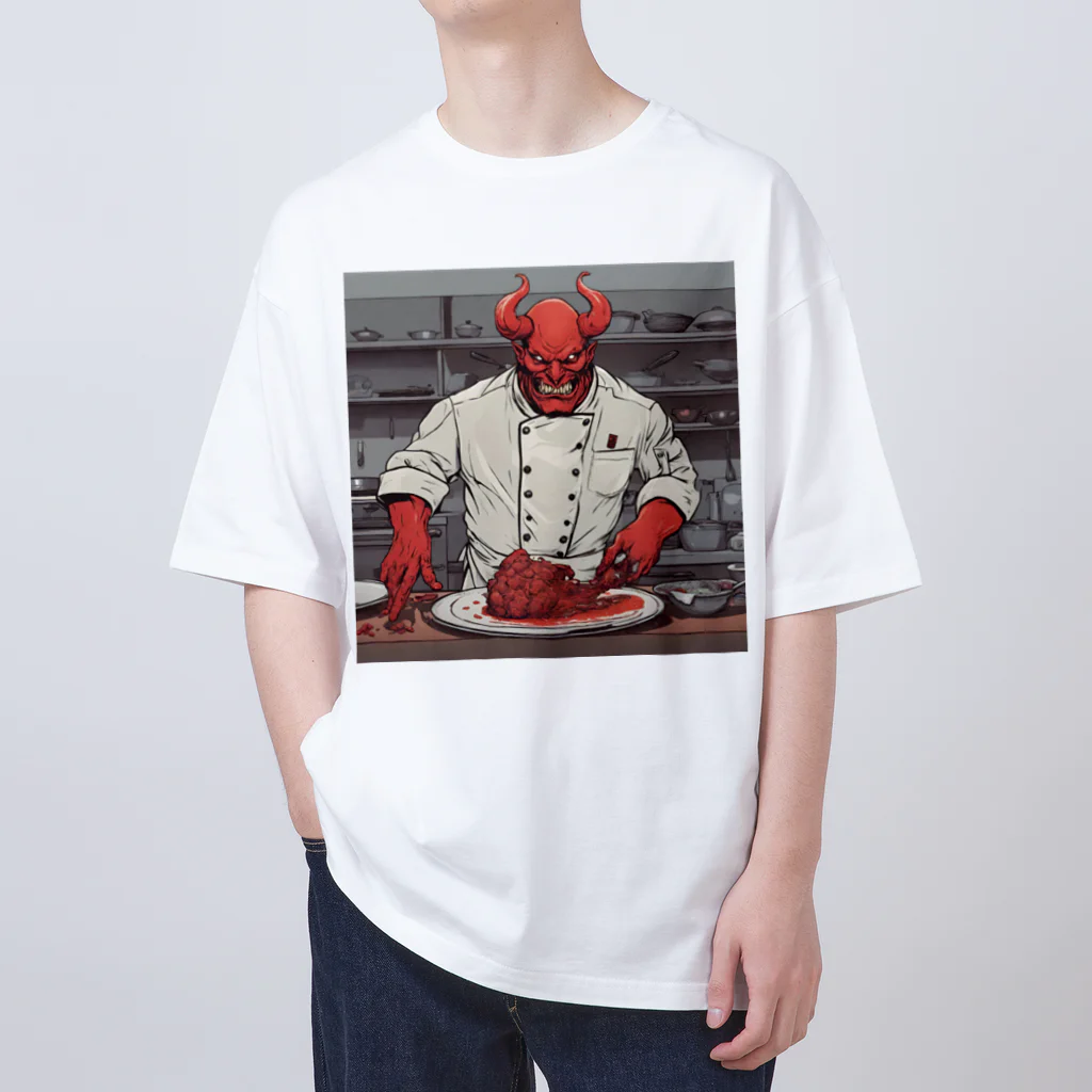 d-design-labのdevil's cookingグッズ Oversized T-Shirt