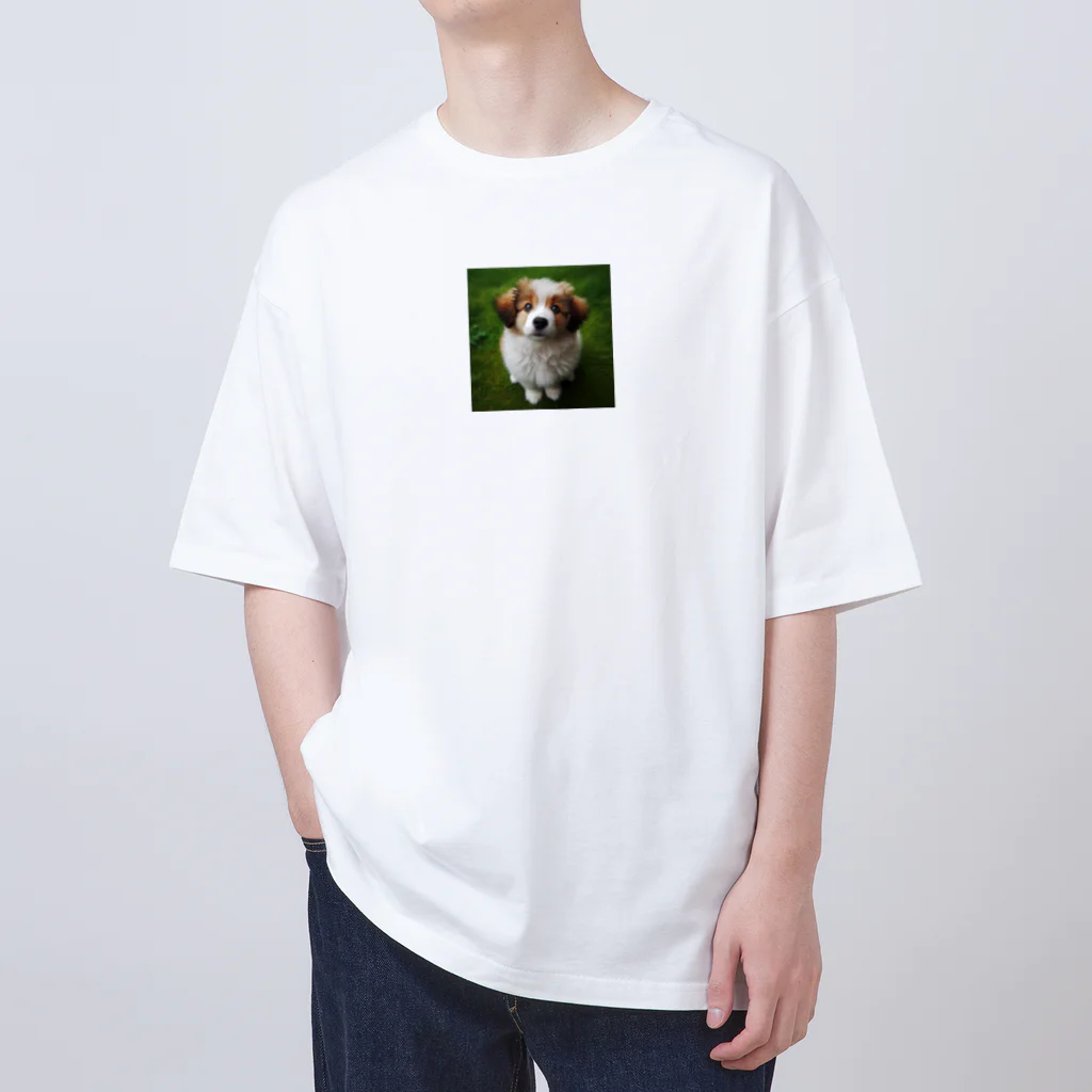 kotarou_92のウルウルがキュートな犬 Oversized T-Shirt
