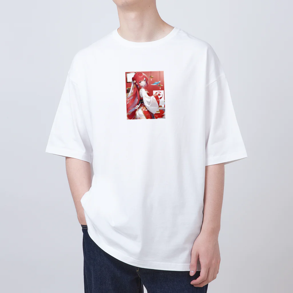 カピパーラ🐻ののほほん紅羽ちゃん♪ Oversized T-Shirt