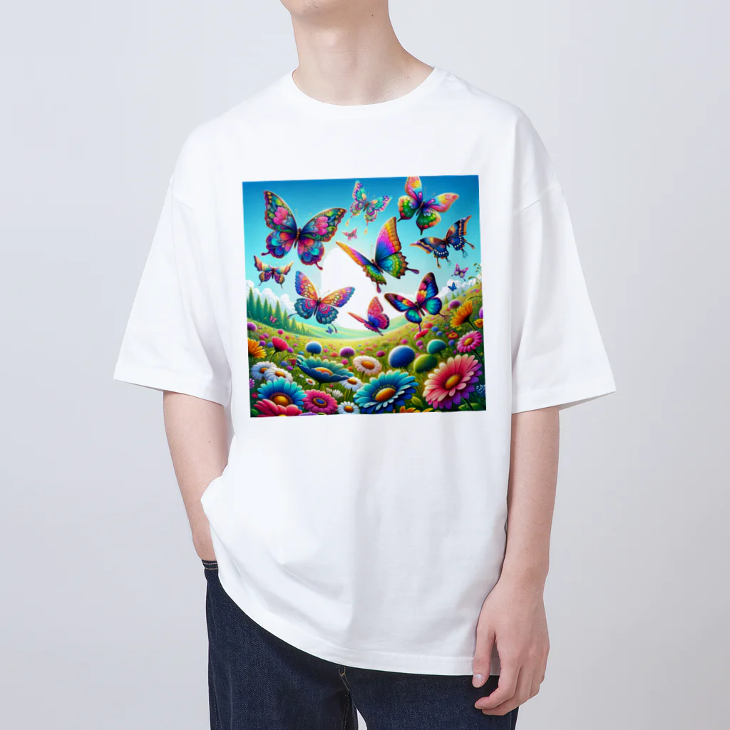 すずらん24の幸運のお花畑 Oversized T-Shirt