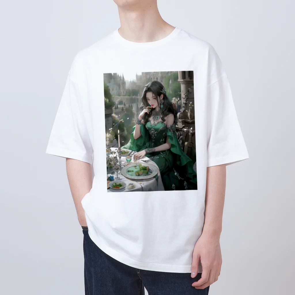 AQUAMETAVERSEの豪華客船でディナー　sanae 2074 Oversized T-Shirt