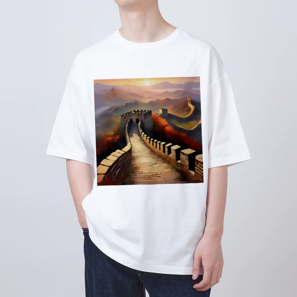 jmindの中国の万里の長城 Oversized T-Shirt