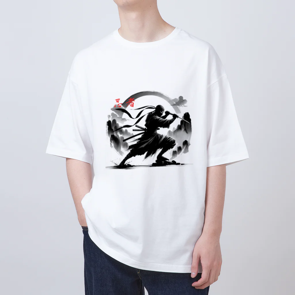 影の戦士コレクションの忍びの風 Oversized T-Shirt