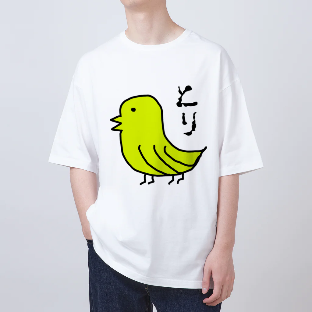 no_birdのとり オーバーサイズTシャツ