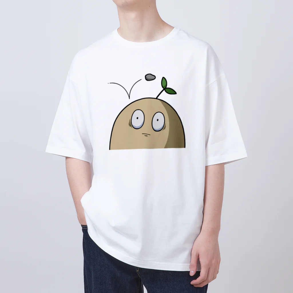 フラット寿明🥔Vtuberのイモポテト オーバーサイズTシャツ