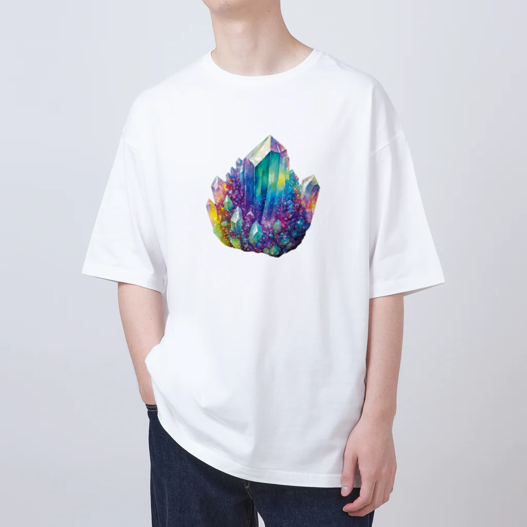 アリエルの空想鉱物店 "Arier's Imaginary Mineral Shop"の空想鉱物Ⅰ〈切り抜き〉 Oversized T-Shirt