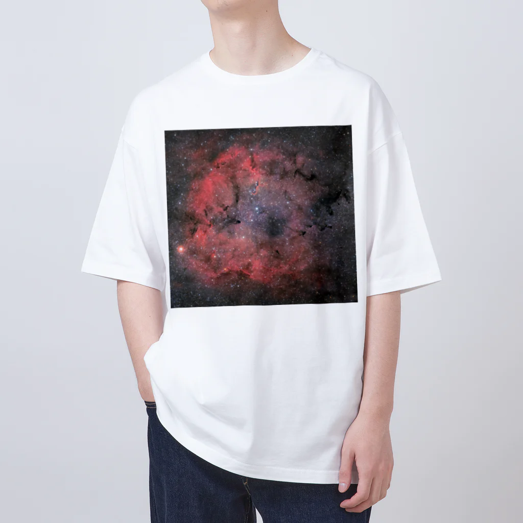 S204_NanaのIC1396 ガーネットスター Oversized T-Shirt