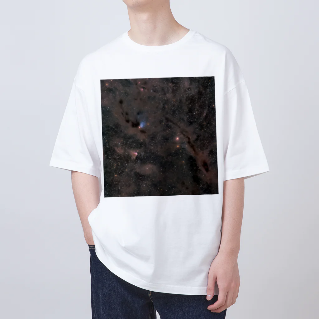 S204_NanaのNGC1539と分子雲 オーバーサイズTシャツ