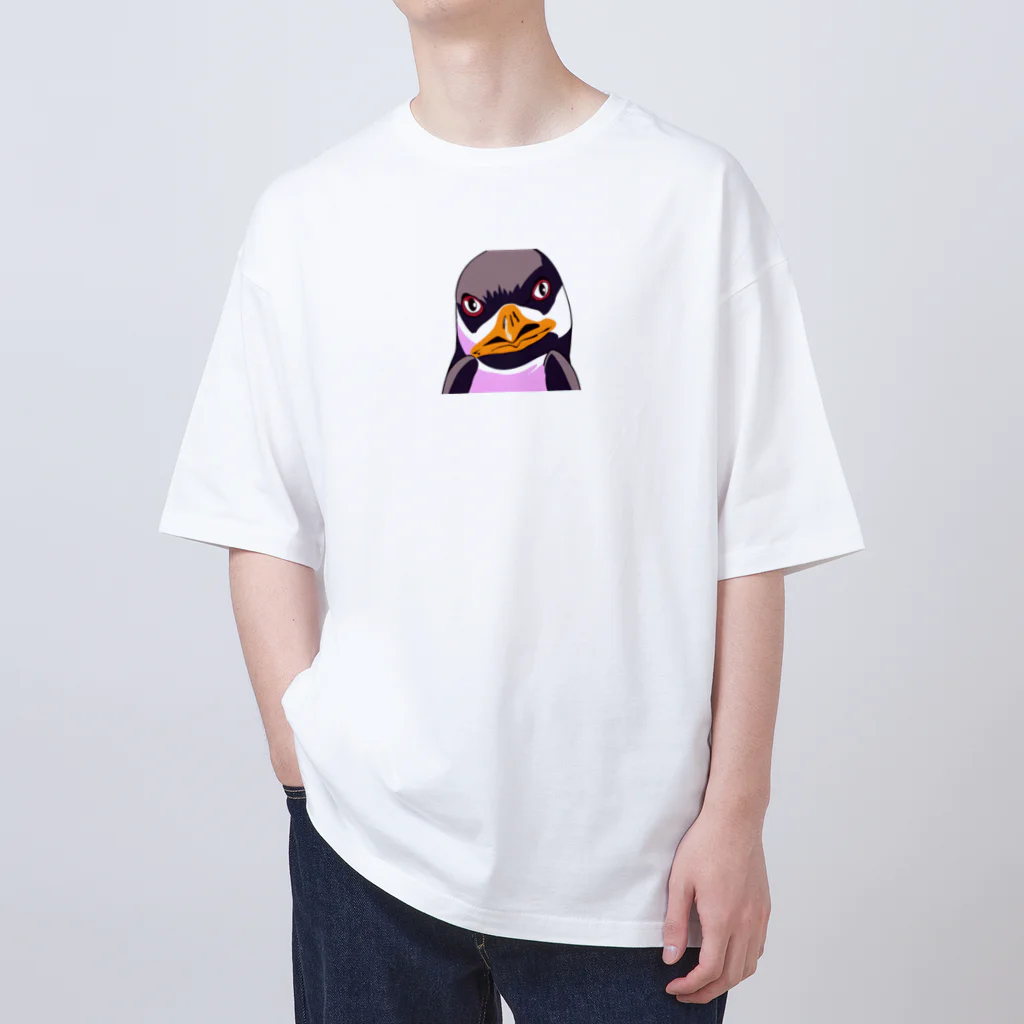 JM8の怒りのペンギン Oversized T-Shirt