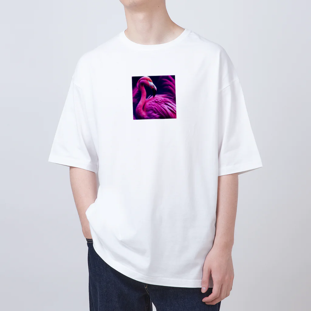 Kokoro-nagomu-Nagomiのフラミンゴ16 Oversized T-Shirt