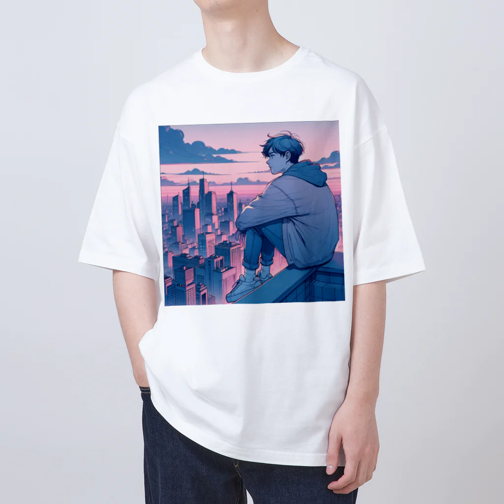 ゆーきの都市の狭間で Oversized T-Shirt