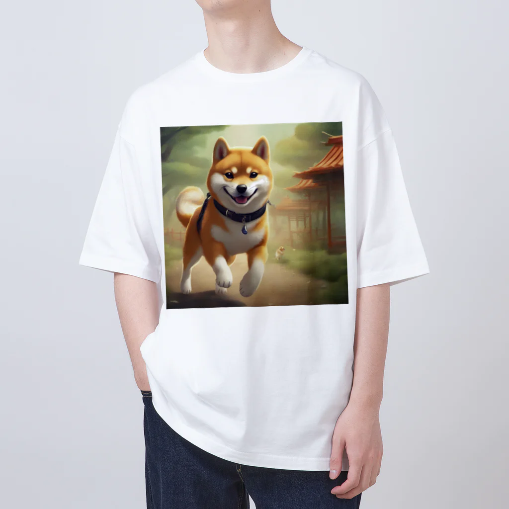 Ricky-Rickyのやんちゃな柴犬 オーバーサイズTシャツ