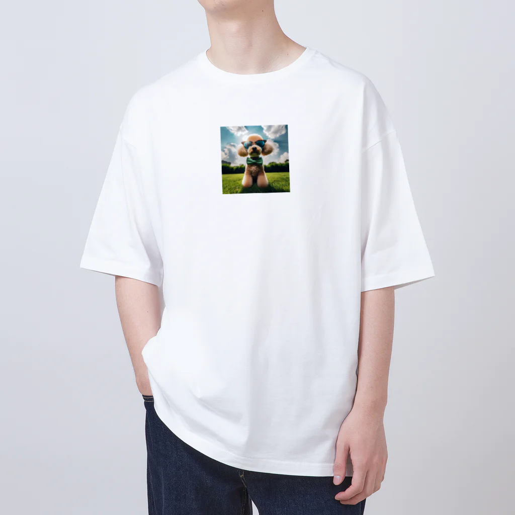 chibita08のグラサンプードル オーバーサイズTシャツ