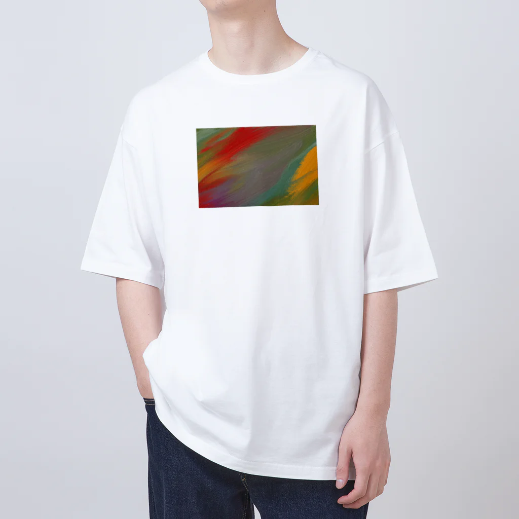 納豆ごはんの色のダンス Oversized T-Shirt