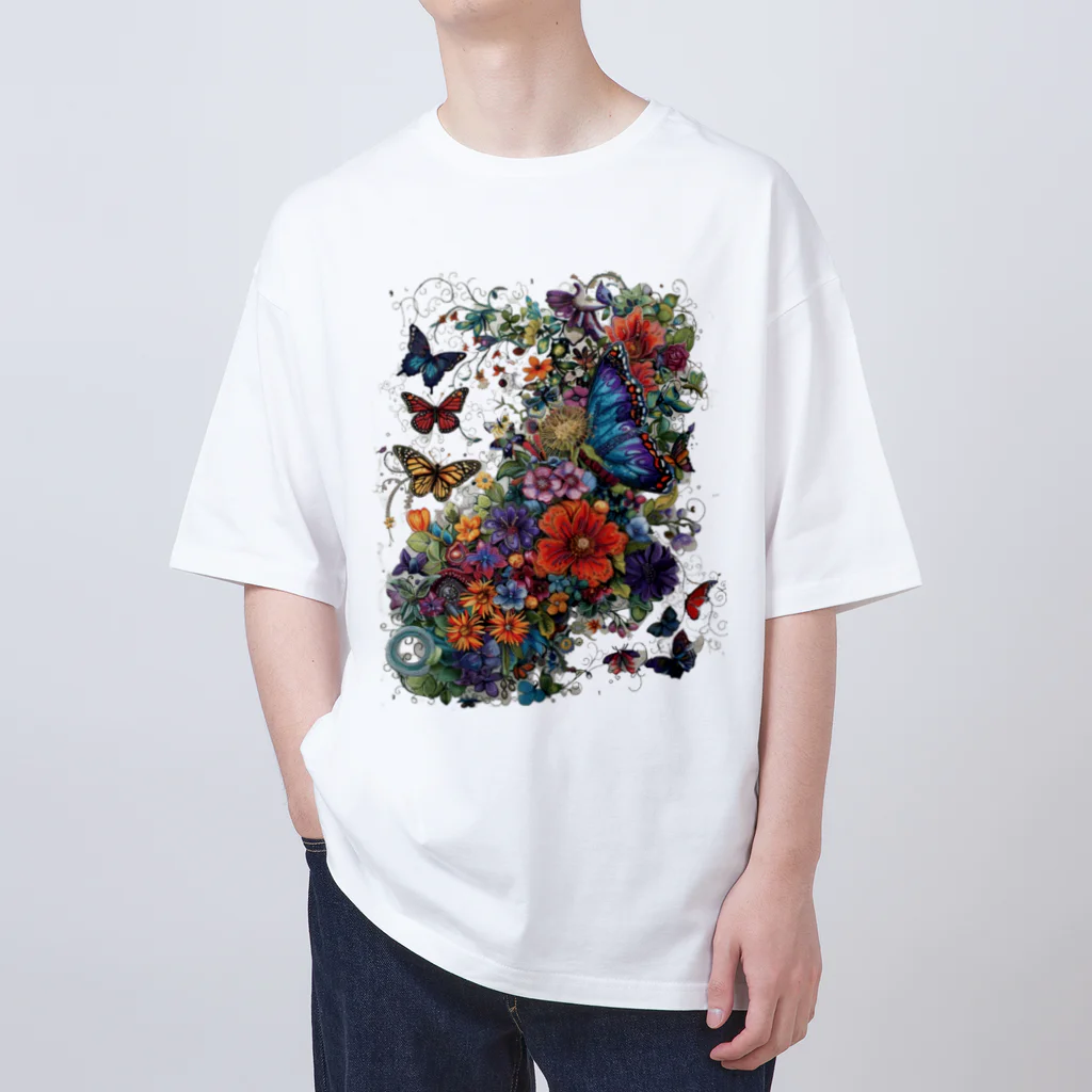 Chi3の涼と花のハーモニー Oversized T-Shirt