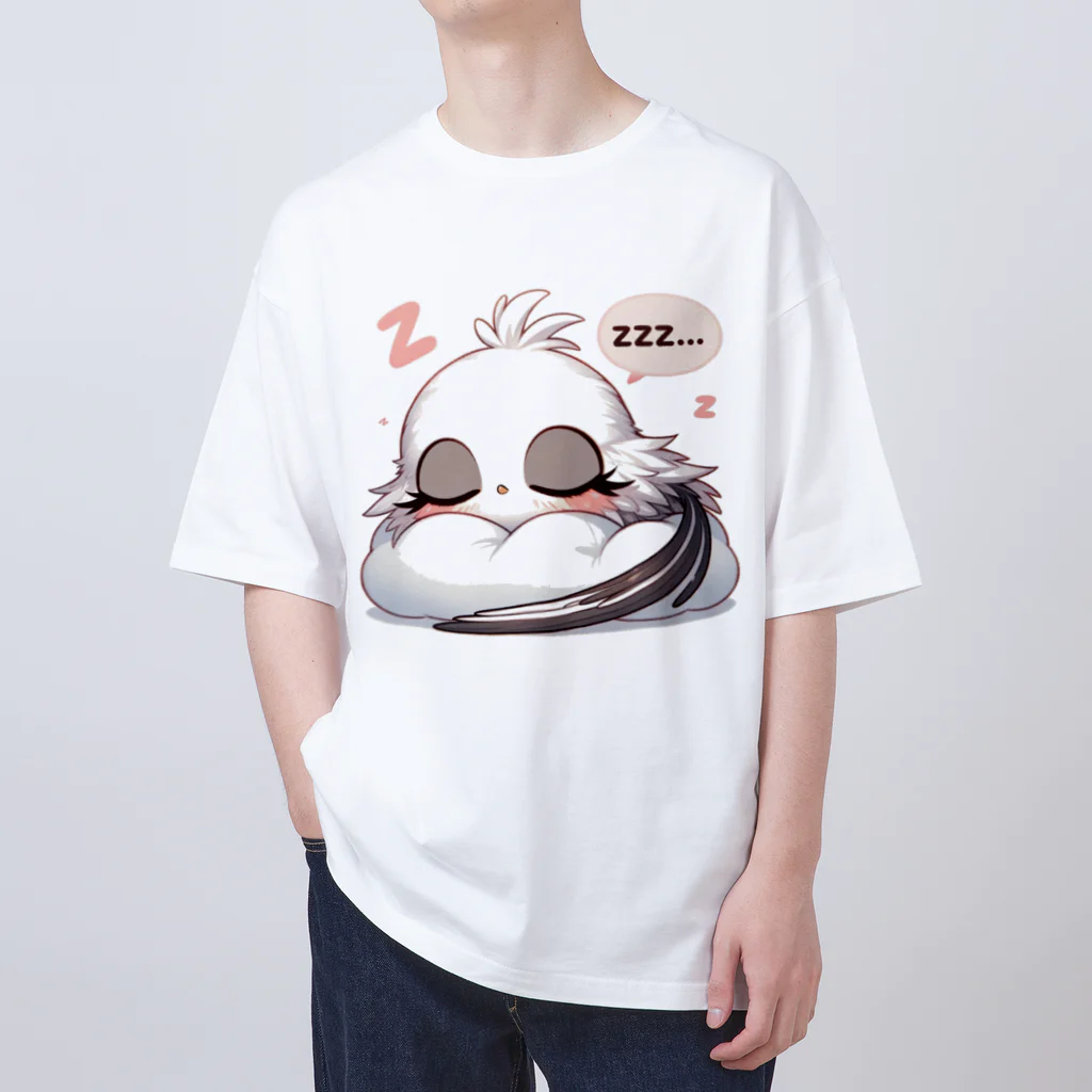 mimikkyu322のLong-tailed Tit 7 Oversized T-Shirt