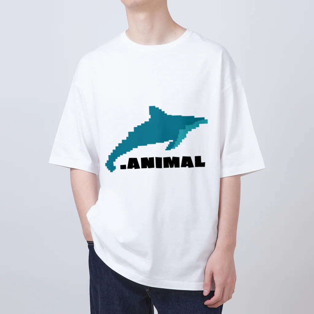 .ANIMALのドットイルカ　 わたしいるかです ver オーバーサイズTシャツ