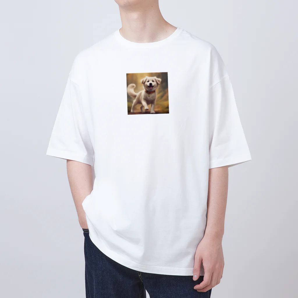 h_n_k_kの可愛い小型犬 Oversized T-Shirt