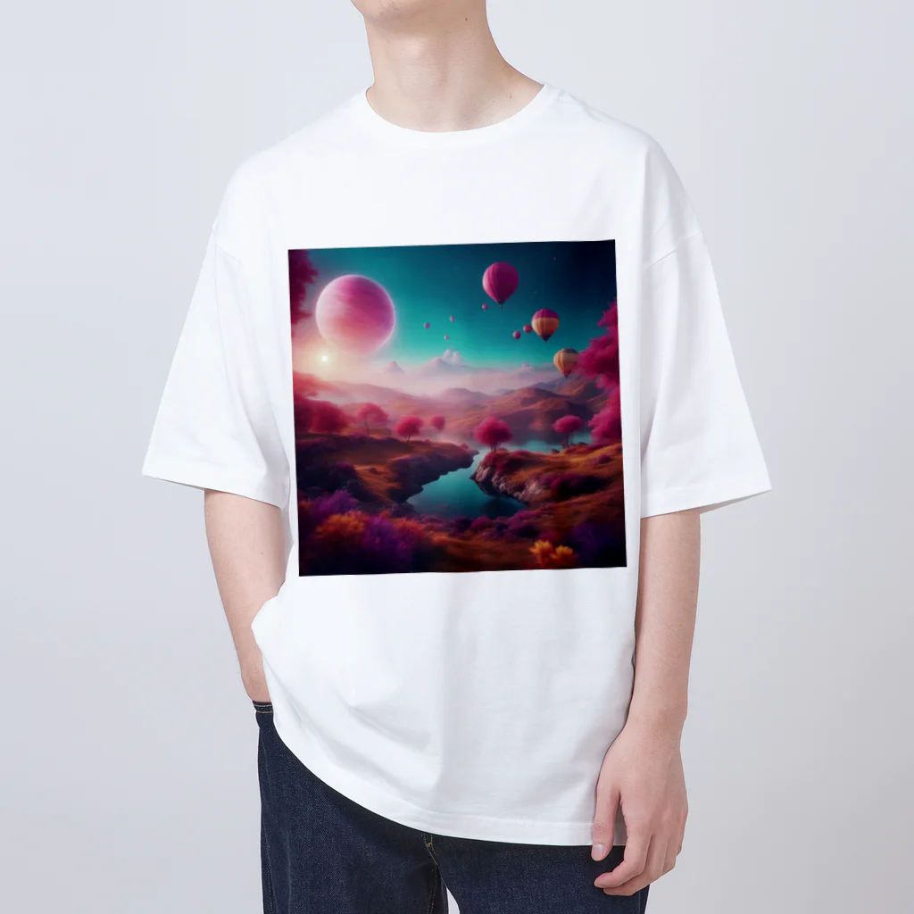 matsunne5555の幻想的な夢の冒険 オーバーサイズTシャツ