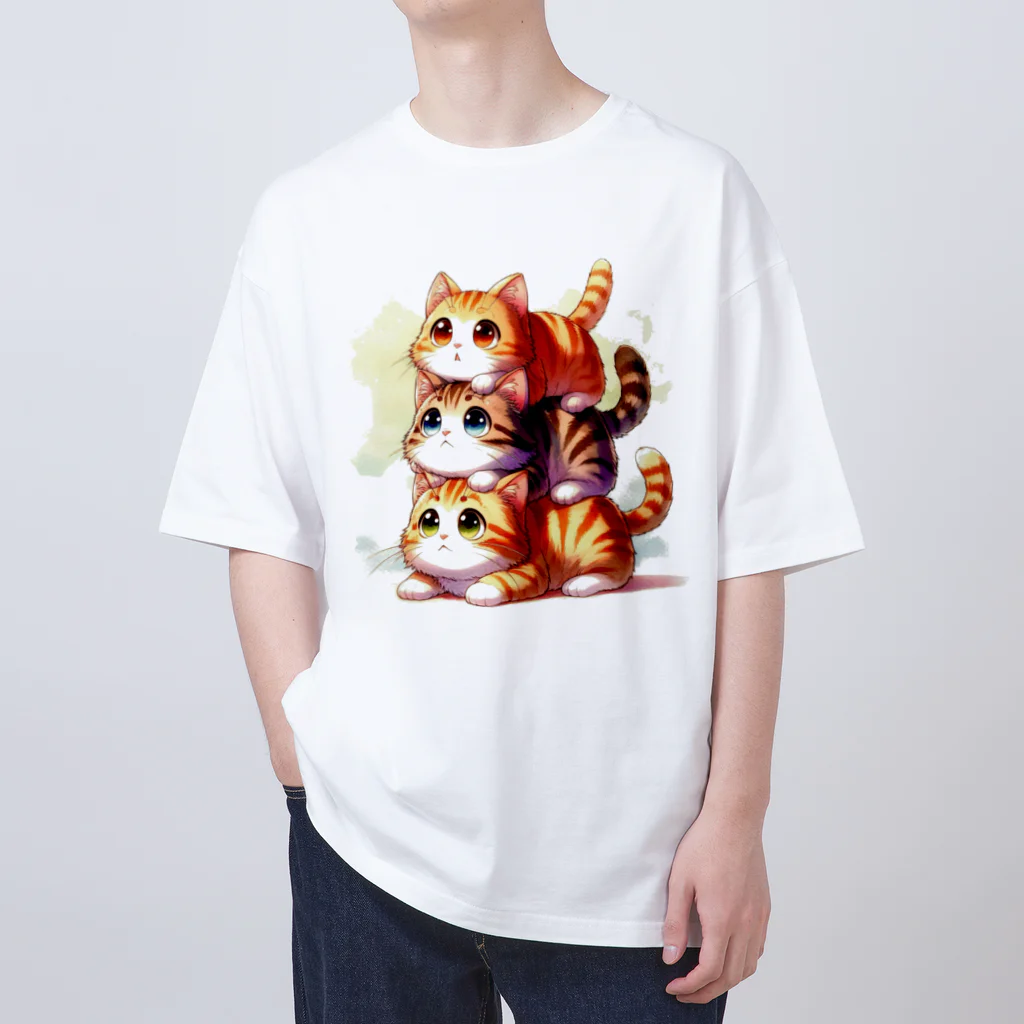 3710の「社会構造」 Oversized T-Shirt