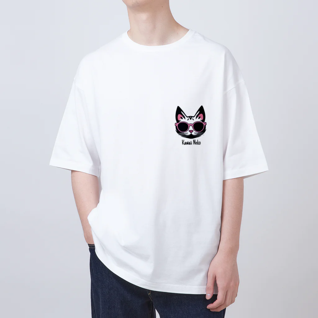 ArisarisaのKawaii Neko Oversized T-Shirt