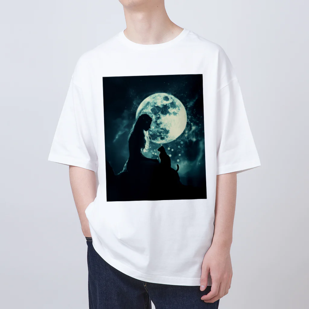 Chi3の月夜の対話 Oversized T-Shirt