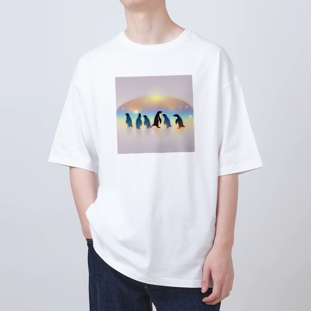 penpentagramのpenguins Oversized T-Shirt